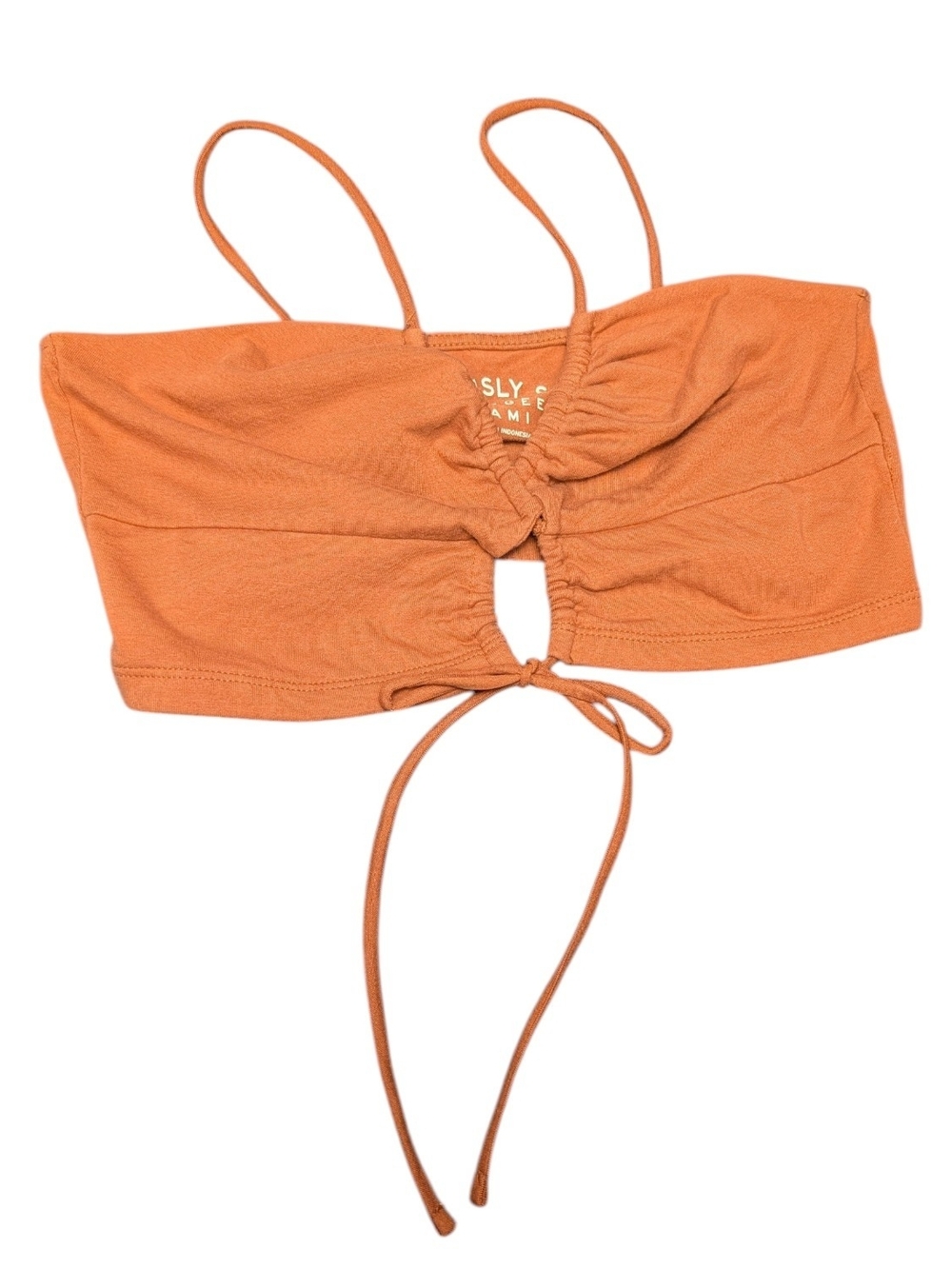 Aeropostale Rusty Orange Bungee Cami Top